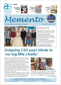 Front page of Autumn 2021 newsletter