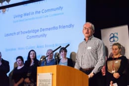 Tony Whitney at the launch of Dementia Friendly Trowbridge